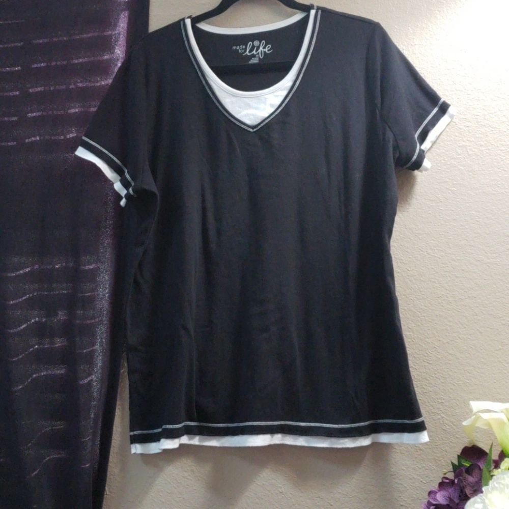 Fun black and white t-shirt